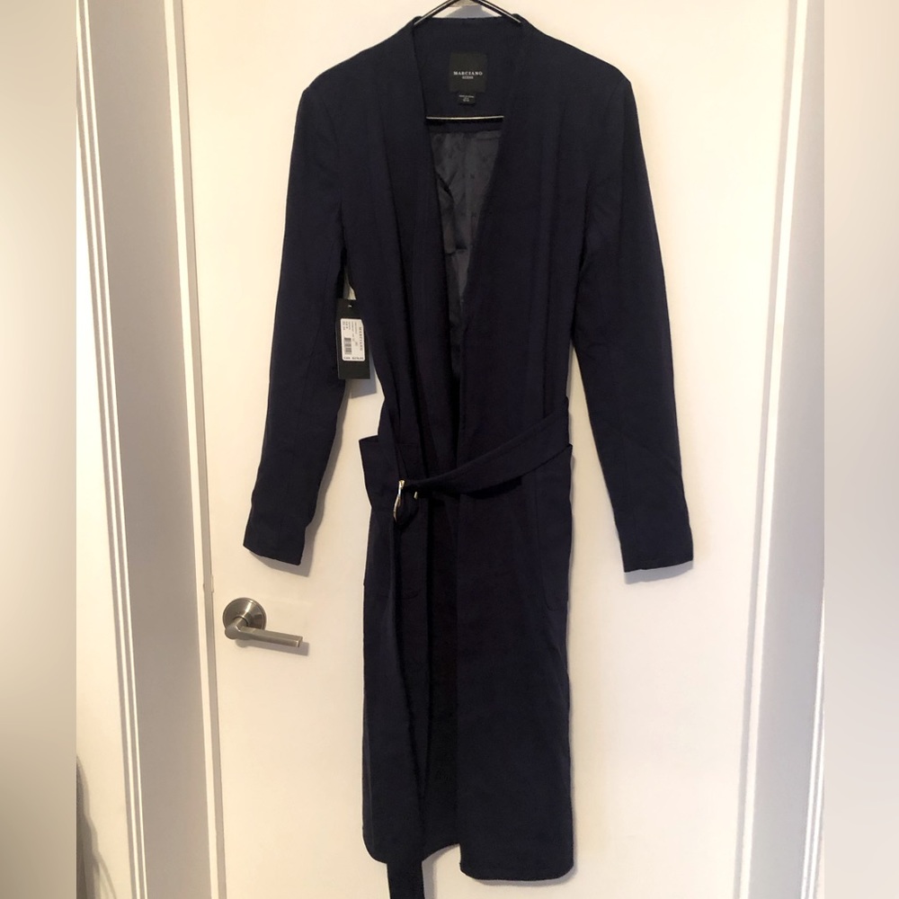 Marciano inside jacket. Navy blue. Size 8 = large